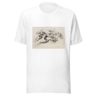 Pan-American as a football game, with the players representing different countries by William Henry Walker T-Shirt
