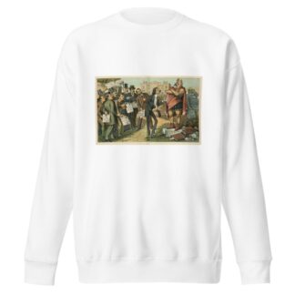 ‘Blaine will be vindicated in November’ –N.Y. Tribune by Bernhard Gillam Sweatshirt