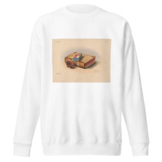 Zátišie s knihou by Ján Thain Sweatshirt