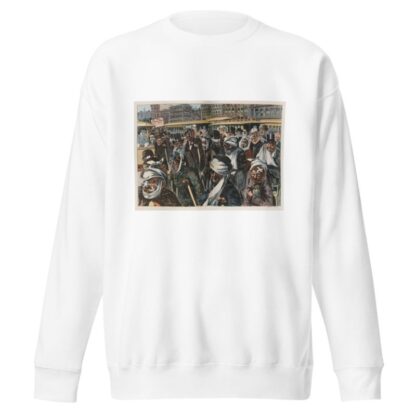 Annual parade of the cable-trolley cripple club by George Luks Sweatshirt