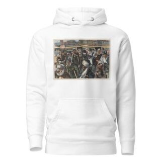 Annual parade of the cable-trolley cripple club by George Luks Hoodie