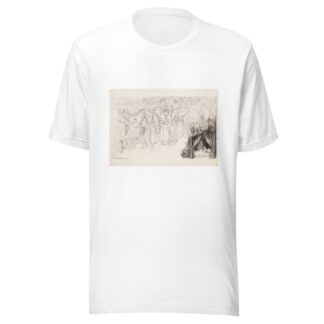 A rich man having a nightmare that he is freely giving his wealth away to women, children, the sick, and the elderly by William Henry Walker T-Shirt