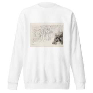 A rich man having a nightmare that he is freely giving his wealth away to women, children, the sick, and the elderly by William Henry Walker Sweatshirt