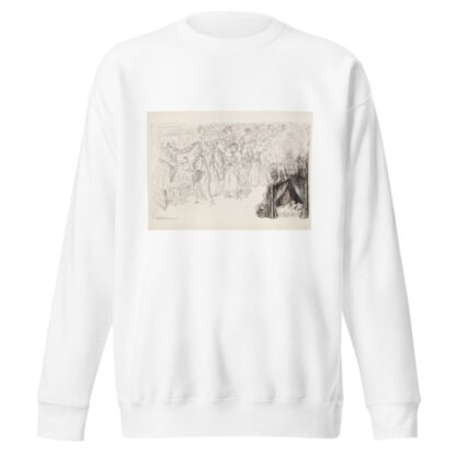 A rich man having a nightmare that he is freely giving his wealth away to women, children, the sick, and the elderly by William Henry Walker Sweatshirt