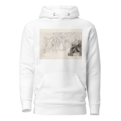 A rich man having a nightmare that he is freely giving his wealth away to women, children, the sick, and the elderly by William Henry Walker Hoodie