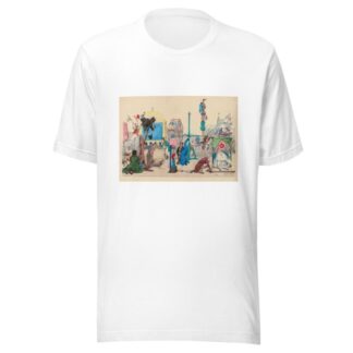 Rejouissances des Champs-Elysées by J. J. Grandville T-Shirt