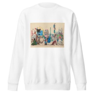 Rejouissances des Champs-Elysées by J. J. Grandville Sweatshirt