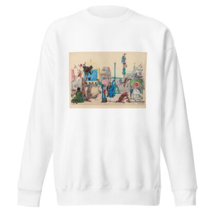 Rejouissances des Champs-Elysées by J. J. Grandville Sweatshirt