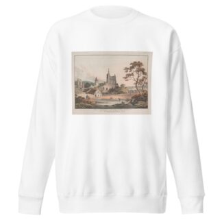 Ruins of Ryland Abbey, Yorkshire by J. R. Hamble Sweatshirt