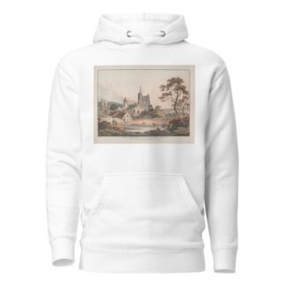 Ruins of Ryland Abbey, Yorkshire by J. R. Hamble Hoodie