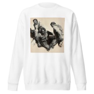 A Man and His Shadow by Edmund Franklin Ward Sweatshirt