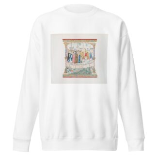 Tapisserie de Dijon 2 by Achille Jubinal Sweatshirt
