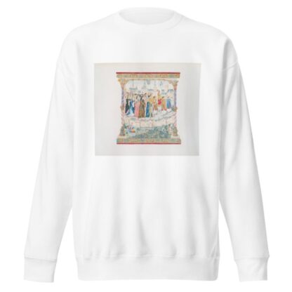Tapisserie de Dijon 2 by Achille Jubinal Sweatshirt