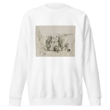 La soupe à la tranchée by Georges Goursat (Sem) Sweatshirt