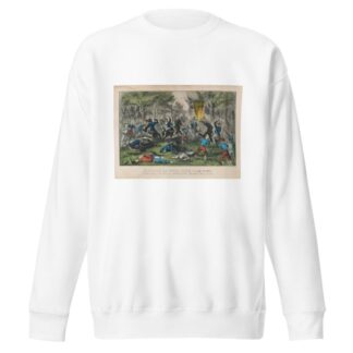 Battle of Bull Run, Va. July 21st 1861 by Currier & Ives. Sweatshirt