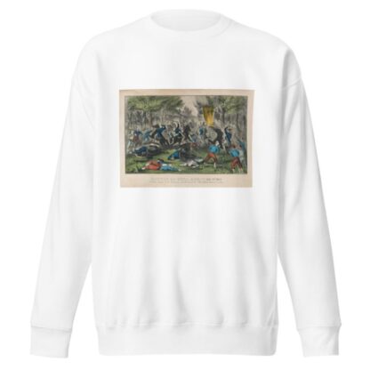 Battle of Bull Run, Va. July 21st 1861 by Currier & Ives. Sweatshirt