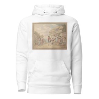 The Highland piper by Thomas Rowlandson Hoodie