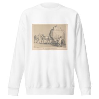 The State Wagon in Difficulties by John Doyle Sweatshirt