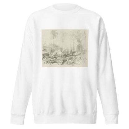 In the Land of Iron and Steel by Joseph Pennell Sweatshirt