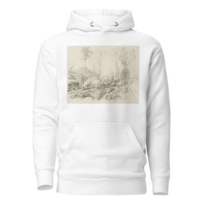In the Land of Iron and Steel by Joseph Pennell Hoodie