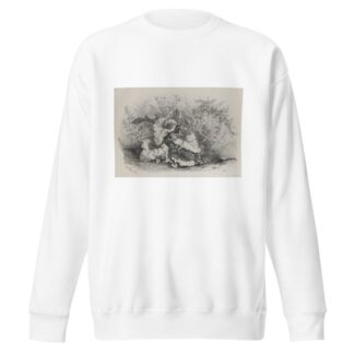 Plant Study from Group of Various Plants Drawn and Lithographed after Nature by Eugene Blery Sweatshirt
