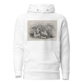 Plant Study from Group of Various Plants Drawn and Lithographed after Nature by Eugene Blery Hoodie