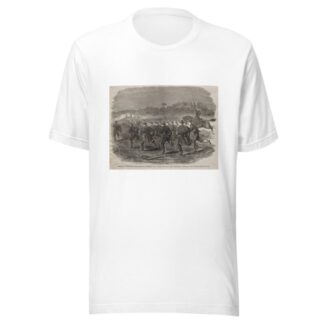 Charge of the First Massachusetts Regiment on a Rebel Rifle Pit near Yorktown by Winslow Homer T-Shirt