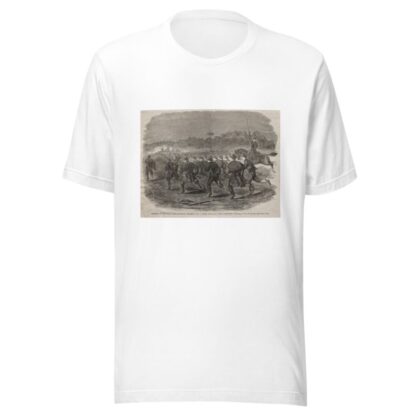 Charge of the First Massachusetts Regiment on a Rebel Rifle Pit near Yorktown by Winslow Homer T-Shirt