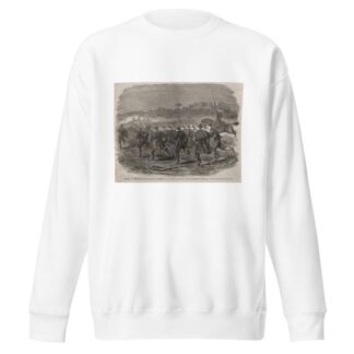 Charge of the First Massachusetts Regiment on a Rebel Rifle Pit near Yorktown by Winslow Homer Sweatshirt