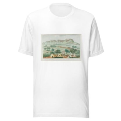 Camp sur les bords de la grande riviere des Poissons by François Levaillant T-Shirt