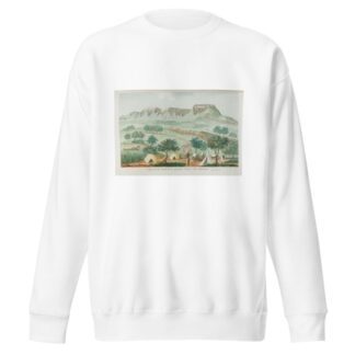 Camp sur les bords de la grande riviere des Poissons by François Levaillant Sweatshirt