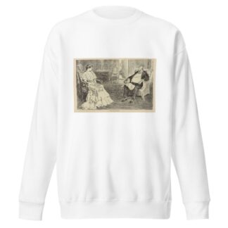 Time for reflection by Charles Dana Gibson Sweatshirt