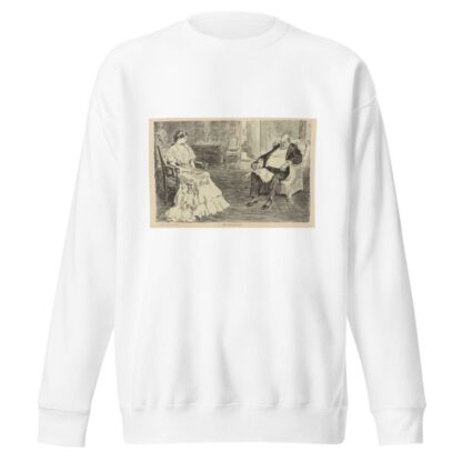Time for reflection by Charles Dana Gibson Sweatshirt