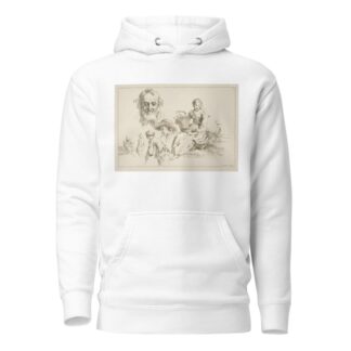 Livre d’étude d’après les desseins originaux de Blomart Pl.09 by François Boucher Hoodie