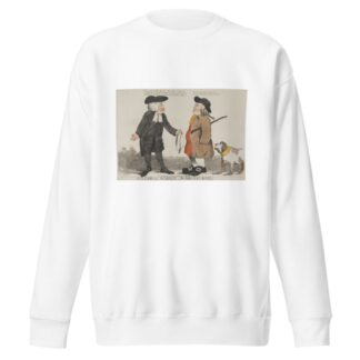 A Clerical Rebuke & Parochial Reply by George Moutard Woodward Sweatshirt