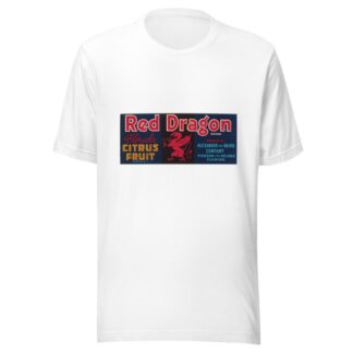 Red Dragon Brand Florida Citrus Fruit Label by Anonymous T-Shirt