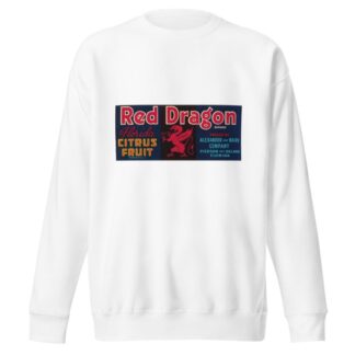 Red Dragon Brand Florida Citrus Fruit Label by Anonymous Sweatshirt