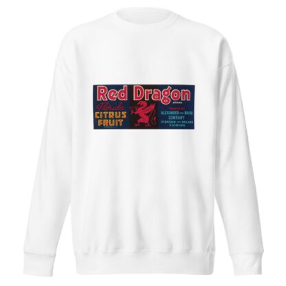 Red Dragon Brand Florida Citrus Fruit Label by Anonymous Sweatshirt