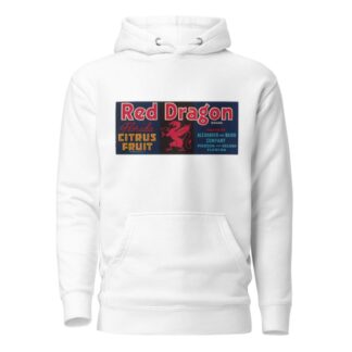 Red Dragon Brand Florida Citrus Fruit Label by Anonymous Hoodie