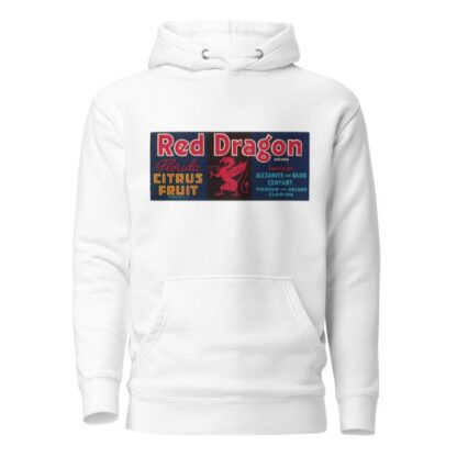 Red Dragon Brand Florida Citrus Fruit Label by Anonymous Hoodie