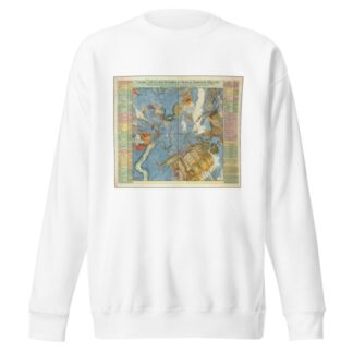 Globi Coelestis In Tabulas Planas Redacti Pars VI by Johann Gabriel Doppelmayr Sweatshirt