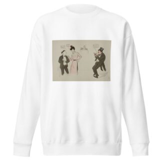 Un petit Tango ! Louise Balty, Fordyce, Maurice Bertrand by Georges Goursat (Sem) Sweatshirt