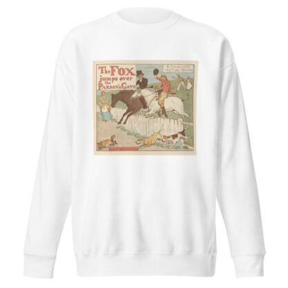 The Fox jumps over the Parson’s gate Pl.1 by Randolph Caldecott Sweatshirt