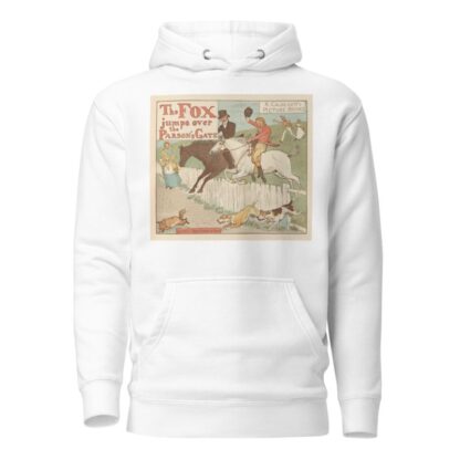 The Fox jumps over the Parson’s gate Pl.1 by Randolph Caldecott Hoodie