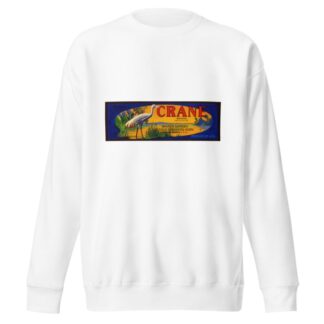 Crane Brand Citrus Label by Anonymous Sweatshirt
