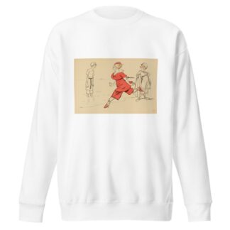 Femme en costume de bain rouge by Georges Goursat (Sem) Sweatshirt