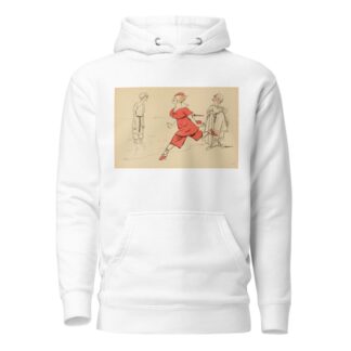 Femme en costume de bain rouge by Georges Goursat (Sem) Hoodie