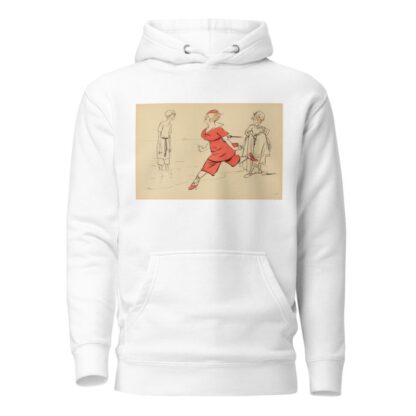 Femme en costume de bain rouge by Georges Goursat (Sem) Hoodie