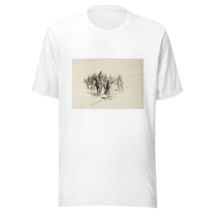 Paysanne donnant la direction à une troupe à cheval by Georges Goursat (Sem) T-Shirt