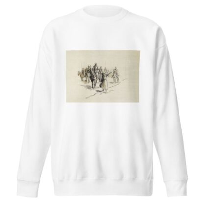 Paysanne donnant la direction à une troupe à cheval by Georges Goursat (Sem) Sweatshirt